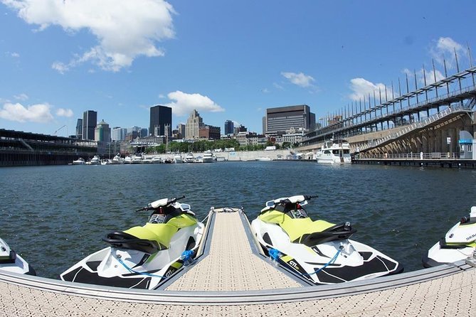 1-Hour Jet Ski Guided Tour – Explore Montreal Waterways in Style! - Pass under Jacques-Cartier Bridge: the finish that feels cinematic