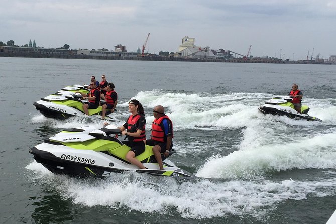 1-Hour Jet Ski Guided Tour – Explore Montreal Waterways in Style! - Getting on the jet ski: safety briefing, practice, and the rules that shape the experience