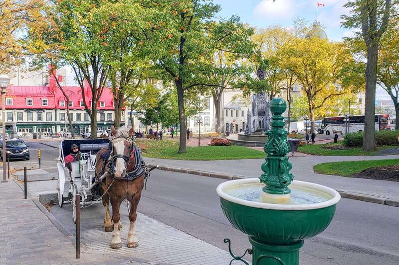 From Montreal: Quebec City and Montmorency Falls Day Trip - Grande-Allee to Chateau Frontenac: The Skyline Moment