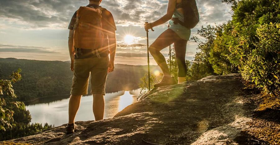 From Montreal: Sept-Chutes Regional Park Hike - Choosing the Sept-Chutes trail: the Mont-Brassard loop idea