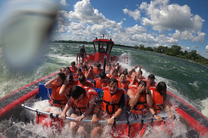 Jet Boating Montreal's Lachine Rapids - Gear and Safety: Life Jackets, Ponchos, Lockers, and Included Sandals