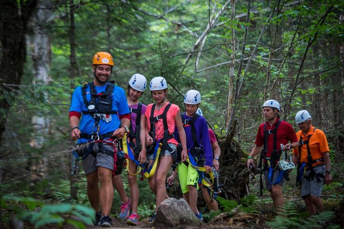 Mont Tremblant Guided Zipline Tour - The stairs and trail back to the village: the workout part