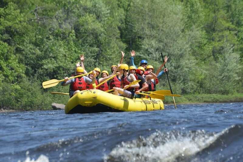Mont-Tremblant: Half-Day White Water Rafting - The real itinerary: from briefing to rapids, then hot tub time