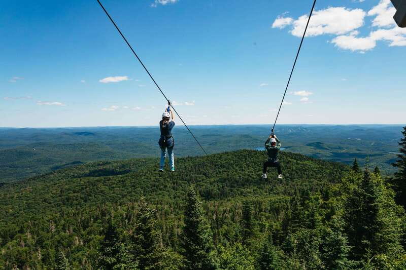 Mont Tremblant: Summit Zip-Lining Tour with 5 Zip Lines - The Gondola Ride to the Summit: A quick ascent with big payoff