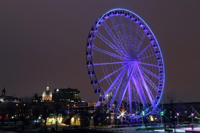 Montreal Premium Driving Night Tour with La Grand Roue Ride - Door-to-door pickup in downtown: less planning, more looking up