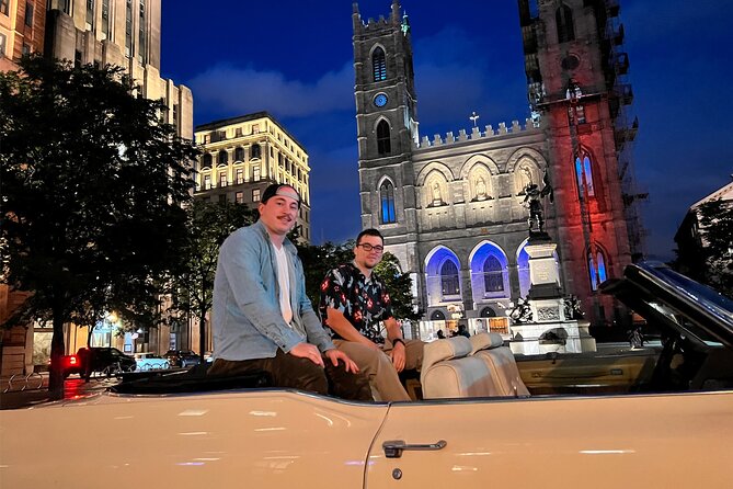 PRIVATE 2-Hour tour of Montréal in Convertible Cadillac + Murals - Place Jacques Cartier: The Old Montréal Heartbeat